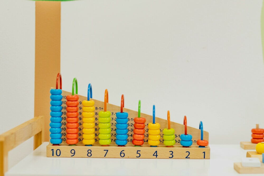 toy blocks with numbers