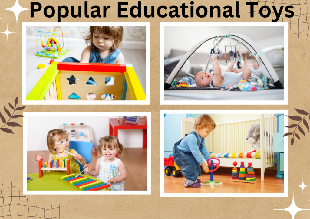 4 photos of popular educational toys 